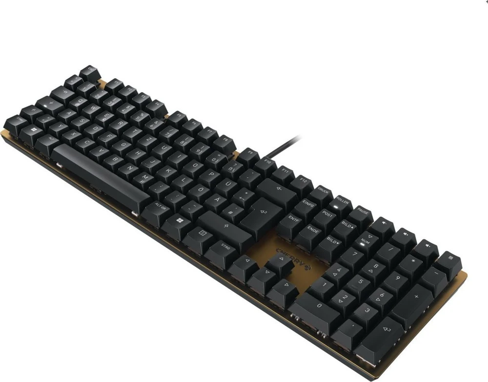 Klaviatūra Cherry KC 200 MX klaviatūra Uniwersalne USB QWERTY Angielski Juodas ruda