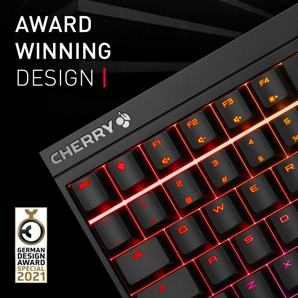 Klaviatūra Cherry CHERRY MX 2.0S RGB MX raudona