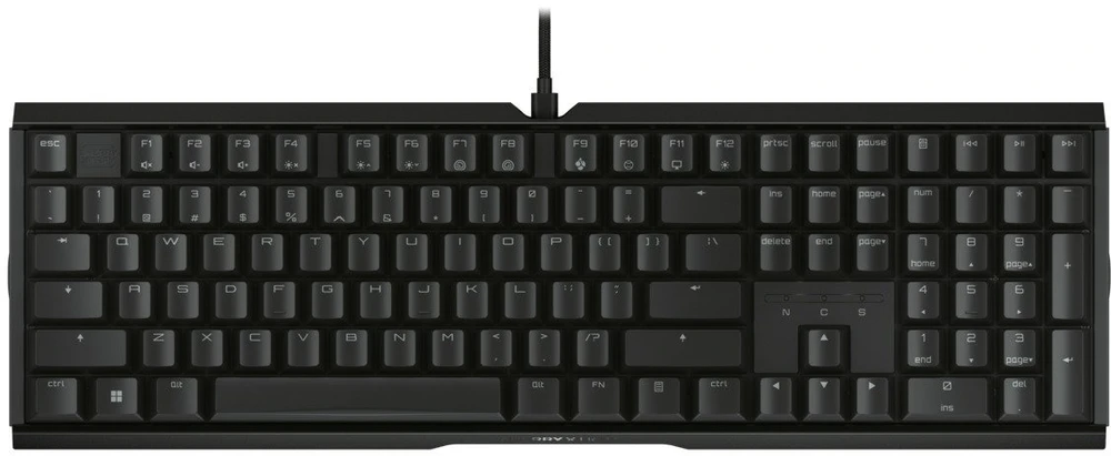 CHERRY MX 3.1 RGB Juodas - Klaviatūra CORDED MECHANICAL MX2A