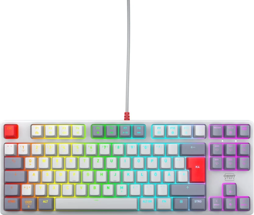 Klaviatūra Cherry K4V2 TKL retro (CX-K4V2-RGB-TKL-RETRO-R-GER)