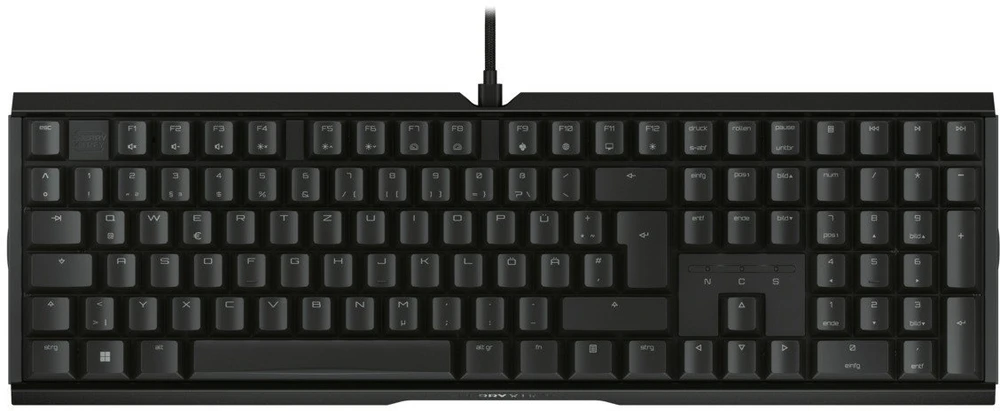 Klaviatūra Cherry XTRFY TAS MX 3.1 RGB su laidu (DE) MX2A Raudona sw