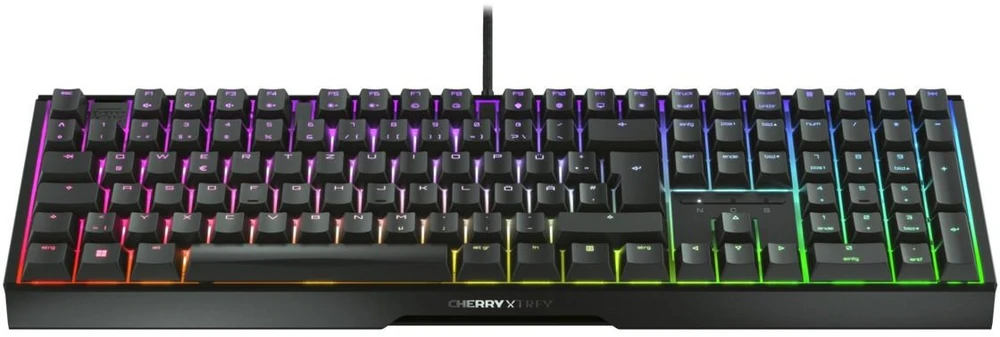 Klaviatūra Cherry XTRFY TAS MX 3.1 RGB su laidu (DE) MX2A Raudona sw