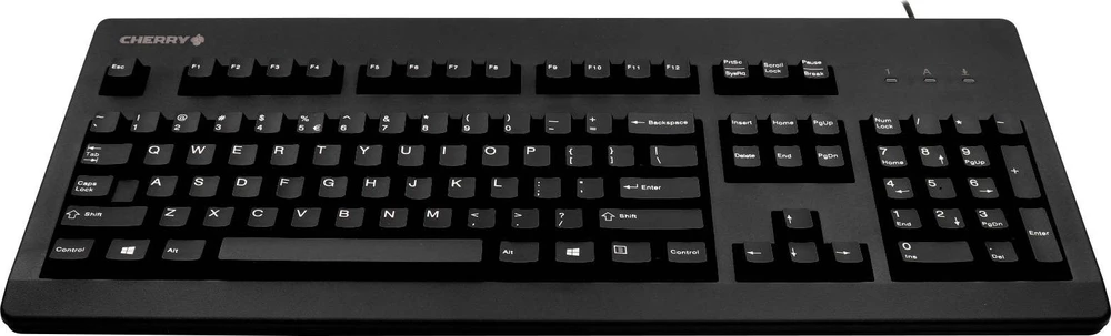 Klaviatūra CHERRY G80-3000 MX mėlyni jungikliai, DE-išdėstymas, hellgrau