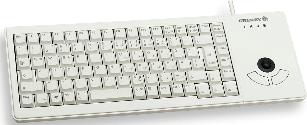 CHR CHERRY XS Trackball klaviatūra Universalus USB QWERTY Anglų (JAV) Pilka