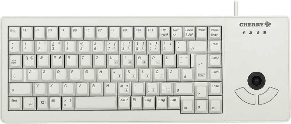 CHR CHERRY XS Trackball klaviatūra Universalus USB QWERTY Anglų (JAV) Pilka