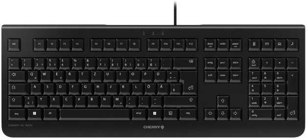 Klaviatūra Cherry KC 1000 SL Juodas