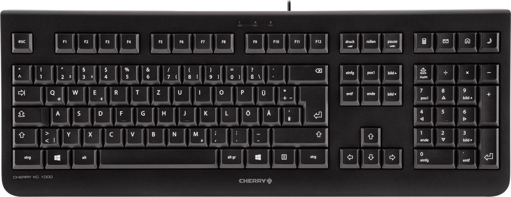 Klaviatūra CHERRY KC 1000 PAN-NORDIC -