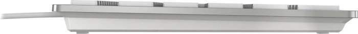 CHERRY KC 6000 SLIM klaviatūra USB QWERTZ Vokiečių Sidabras