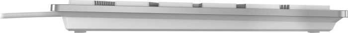Klaviatūra CHERRY KC 6000 SLIM EU-išdėstymas, sidabrinė