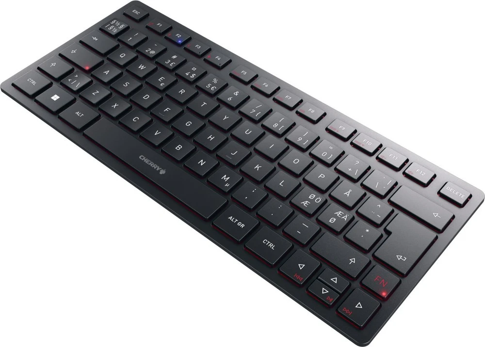 CHERRY KW 9200 MINI WIRELESS - Klaviatūra Juodas PAN-NORDIC