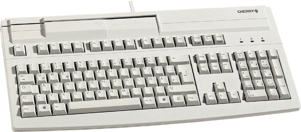 Cherry MultiBoard V2 G80-8000 - Klaviatūra - USB Deutsch Hellgrau