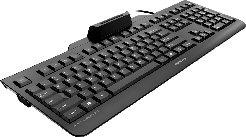 Klaviatūra Cherry Secure Board 1.0 USB mechaninis jungiklis Juodas