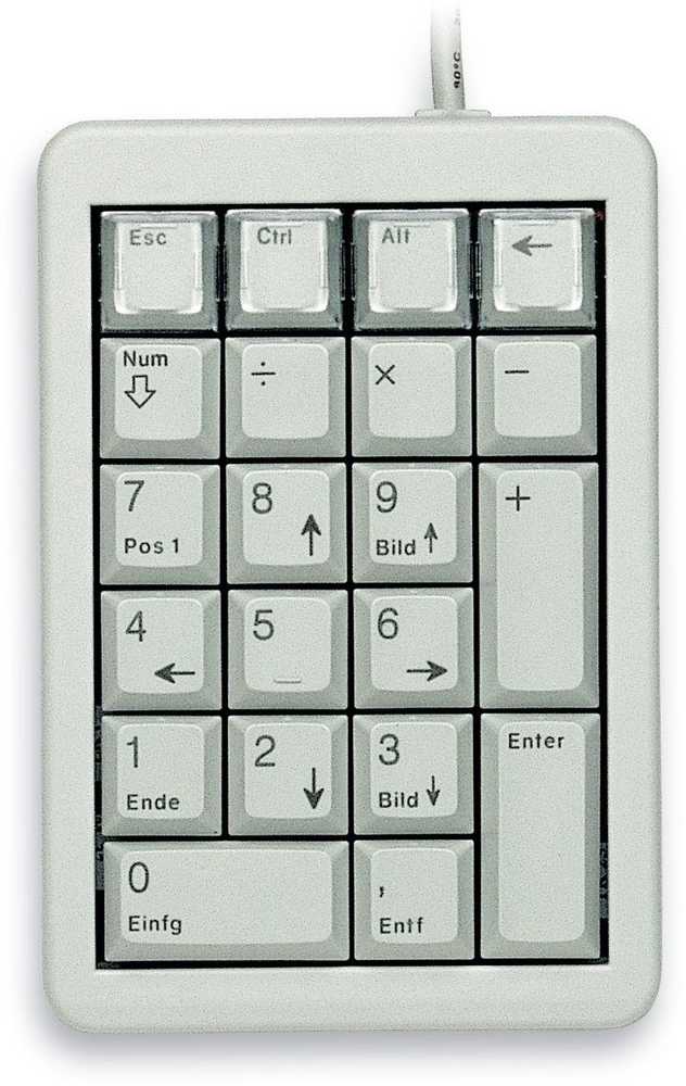 Klaviatūra Cherry G84-4700 Układ US Pilka (G84-4700LUCUS-0)