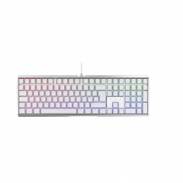 Klaviatūra Cherry CHERRY TAS MX 3.0S RGB su laidu DE-išdėstymas baltas MX Raudonas