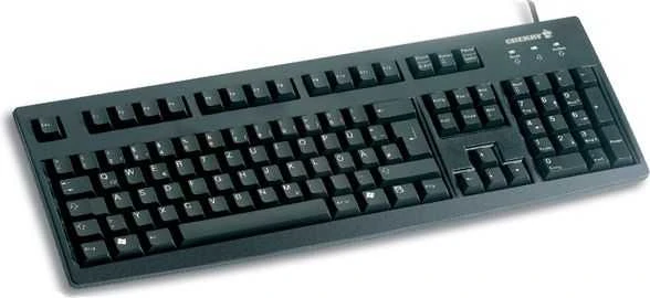 CHERRY G83-6104 klaviatūra USB QWERTY Anglų (JAV) Juoda