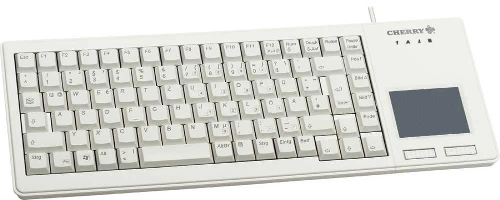 AVS CHERRY XS Touchpad klaviatūra Universalus USB QWERTY Anglų (JAV) Pilka