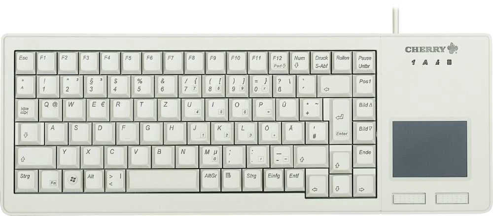 AVS CHERRY XS Touchpad klaviatūra Universalus USB QWERTY Anglų (JAV) Pilka