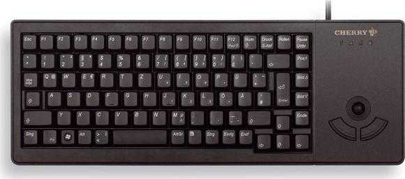 „Cherry XS Trackball“ laidinė klaviatūra, juoda ES (G84-5400LUMES)