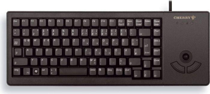 CHERRY XS Trackball klaviatūra USB QWERTY Anglų (JAV) Juoda