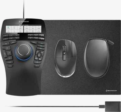 Pelė Myszka 3DConnexion SpaceMouse Enterprise Kit 2 su laidu juoda