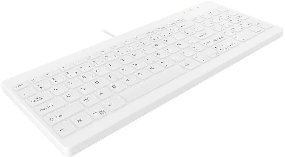 Klaviatūra Contour ACTIVE KEY Hygiene Compact Ultraflat Klaviatūra su (AK-C7012F-UVS-W/FR)