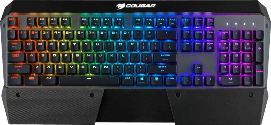 COUGAR CGR-Attack-X3-RGB klaviatūra Žaidimams USB QWERTY Anglų Juoda