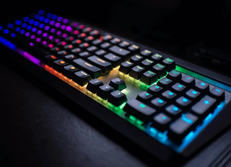 COUGAR CGR-Attack-X3-RGB klaviatūra Žaidimams USB QWERTY Anglų Juoda