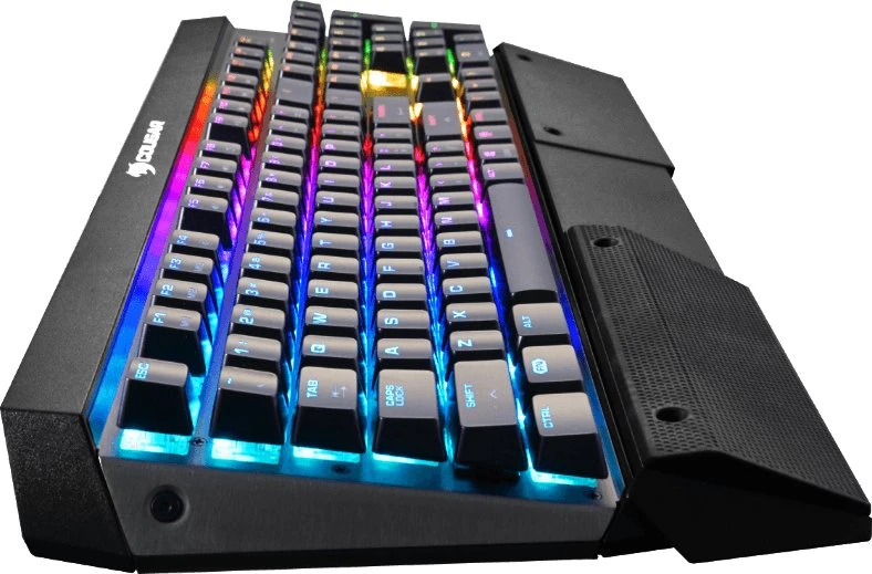 COUGAR CGR-Attack-X3-RGB klaviatūra Žaidimams USB QWERTY Anglų Juoda