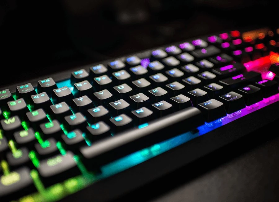 COUGAR CGR-Attack-X3-RGB klaviatūra Žaidimams USB QWERTY Anglų Juoda
