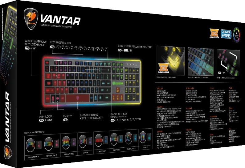 Klaviatūra Cougar Vantar (CGR-WXNMB-VAN-CH)