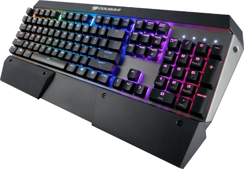 COUGAR CGR-Attack-X3-RGB klaviatūra Žaidimams USB QWERTY Anglų Juoda