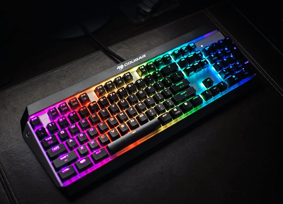 COUGAR CGR-Attack-X3-RGB klaviatūra Žaidimams USB QWERTY Anglų Juoda