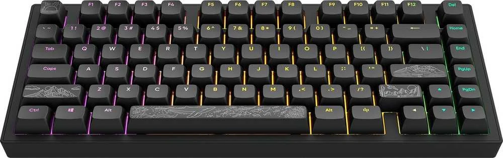 Klaviatūra Dark Project ALU Terra Nostra Juodas su laidu