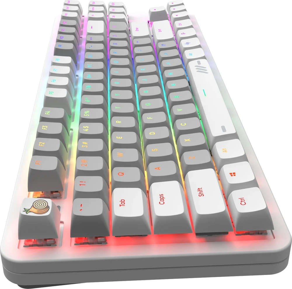Klaviatūra Dark Project ALU87A Onionite su laidu - G3MS Mechaninė RGB (ENG)