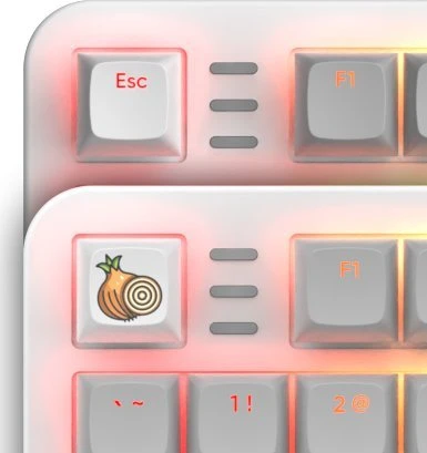 Klaviatūra Dark Project ALU87A Onionite su laidu - G3MS Mechaninė RGB (ENG)