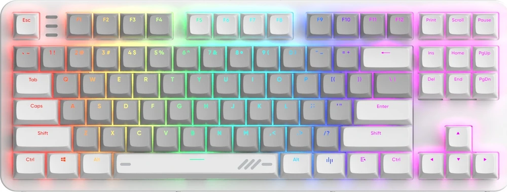 Klaviatūra Dark Project ALU87A Onionite su laidu - G3MS Mechaninė RGB (ENG)