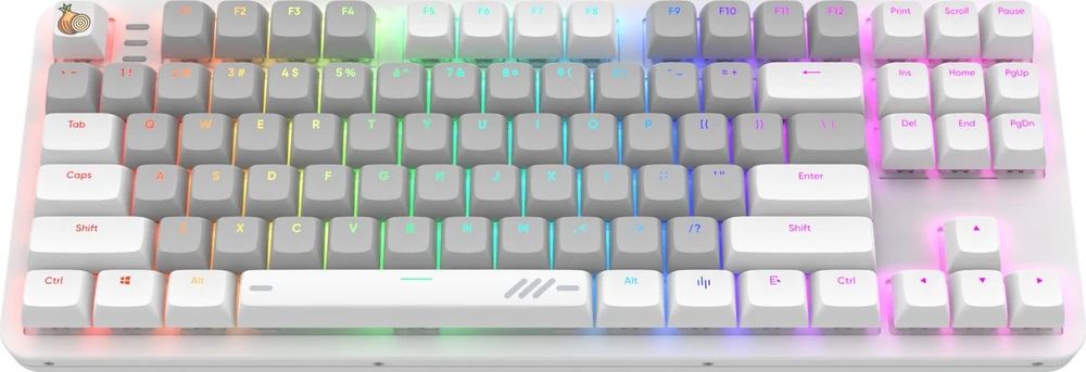 Klaviatūra Dark Project ALU87A Onionite su laidu - G3MS Mechaninė RGB (ENG)