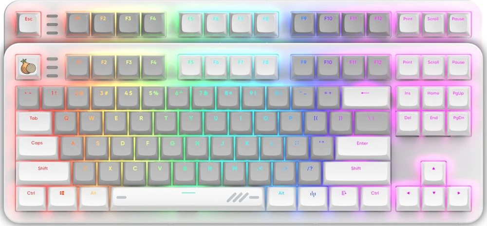 Klaviatūra Dark Project ALU87A Onionite su laidu - G3MS Mechaninė RGB (ENG)