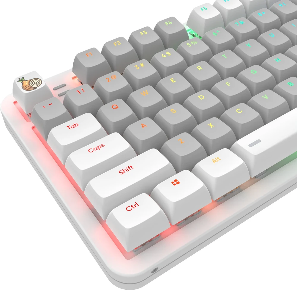 Klaviatūra Dark Project ALU87A Onionite su laidu - G3MS Mechaninė RGB (ENG)