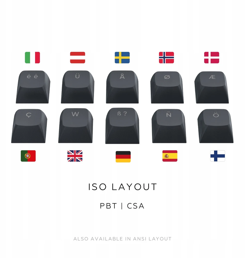 Klaviatūra Dark Project ALU87A (Midnight) ISO išdėstymas - G3MS Zircon Switches