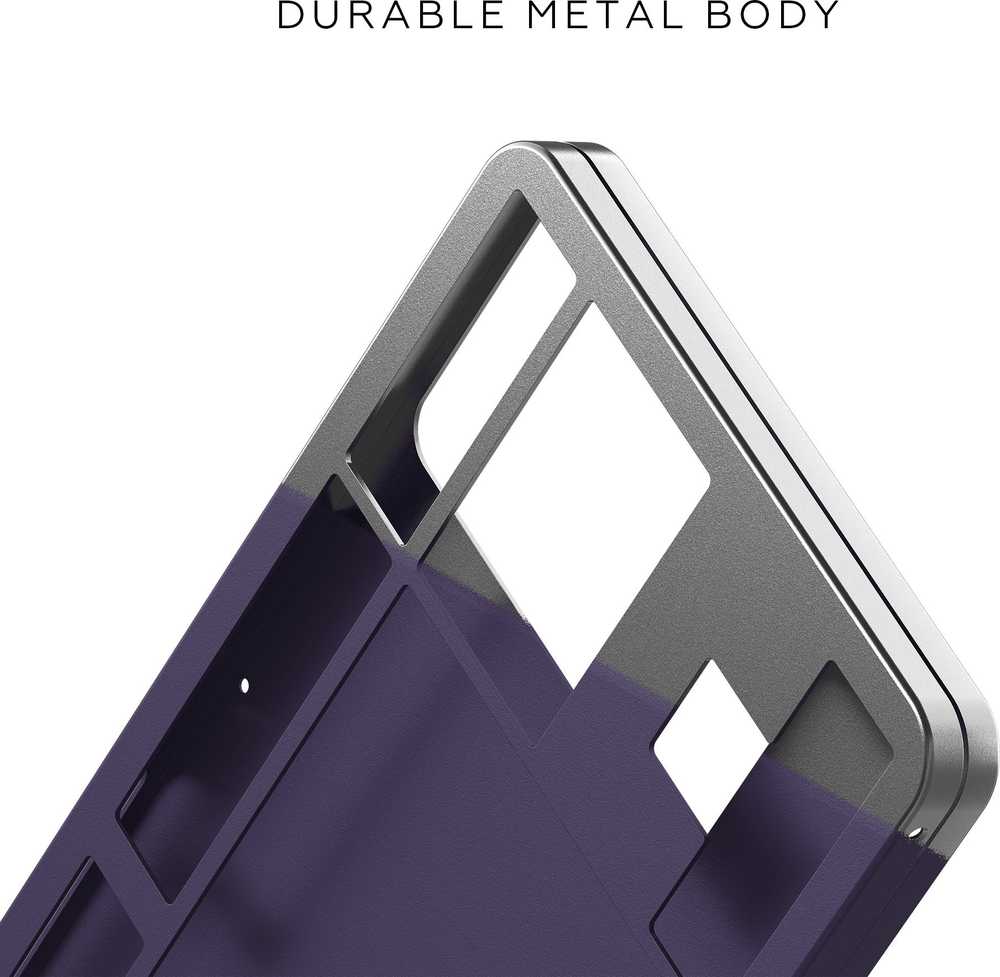Klaviatūra Dark Project Tamsus projektas ALU87A Violet/Baltas G3MS Mech RGB