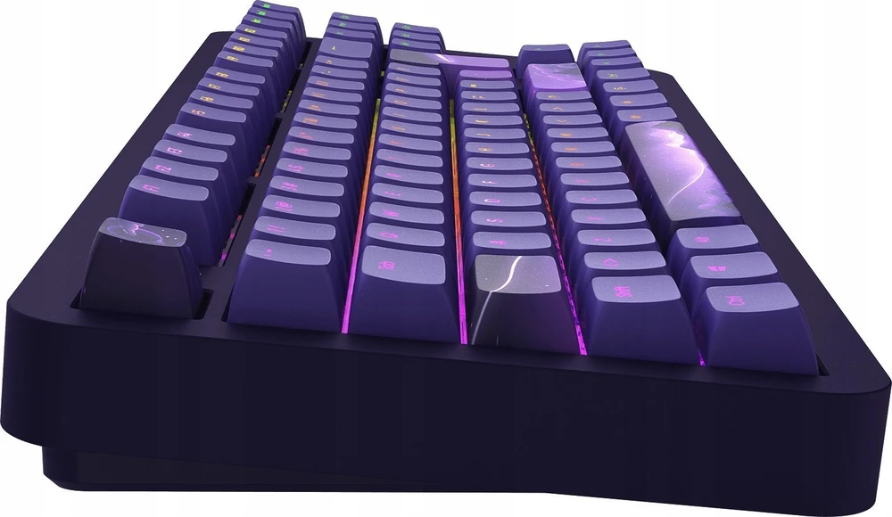 Klaviatūra Dark Project ALU87B (Celestial) ISO išdėstymas - G3MS Voidstone Switches
