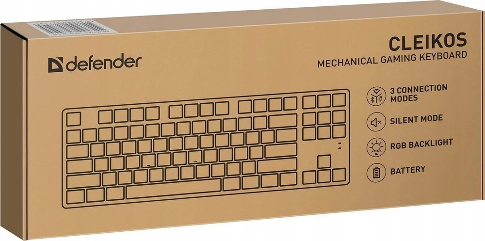 Klaviatūra Defender Cleikos GK-135 Outemu Brown