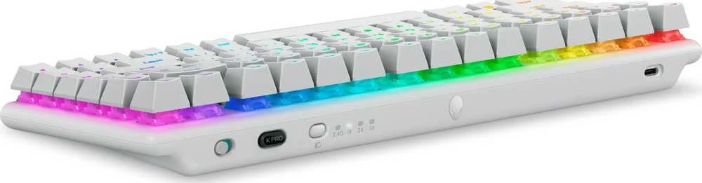 Dell 545-BBFR Alienware Pro | Klaviatūra žaidimams | Wireless | Bluetooth | US | Alienware Linear Mechaninė | Lunar Light