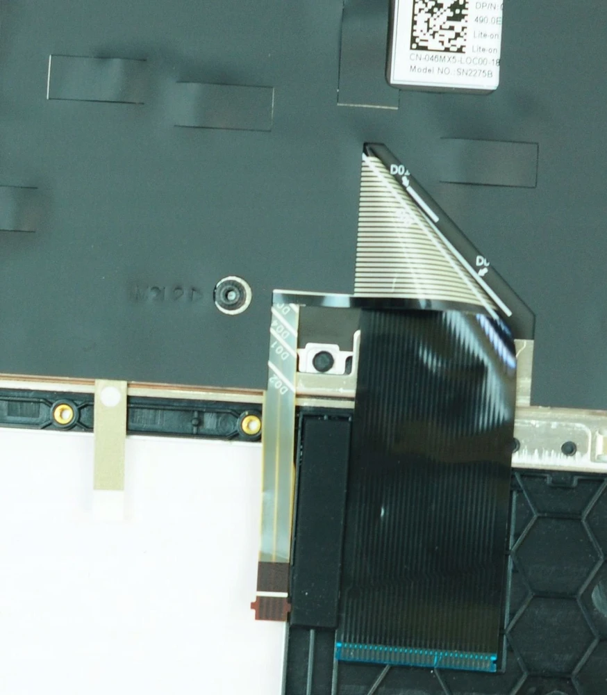 Klaviatūra Dell ASSY KYBD 80 W/PR USINT SL BL