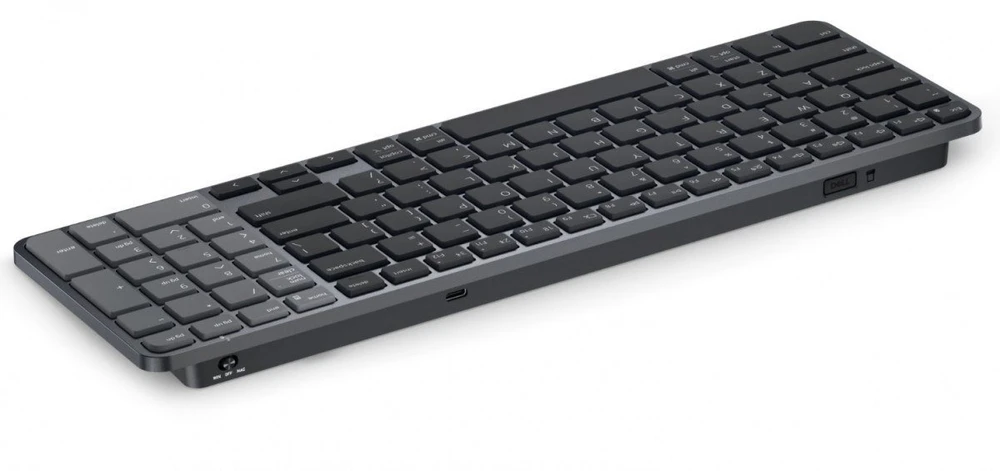 Dell Pro 7 įkraunama kompaktiška klaviatūra - KB746 - US International (QWERTY)