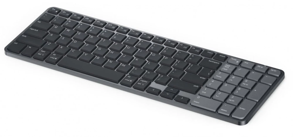 Dell Pro 7 įkraunama kompaktiška klaviatūra - KB746 - US International (QWERTY)