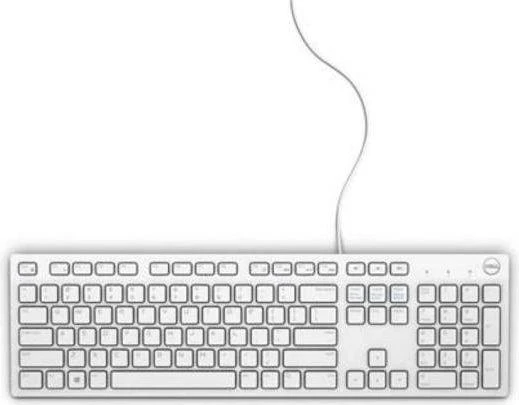 DELL KB216 klaviatūra USB QWERTZ Vokiečių Balta
