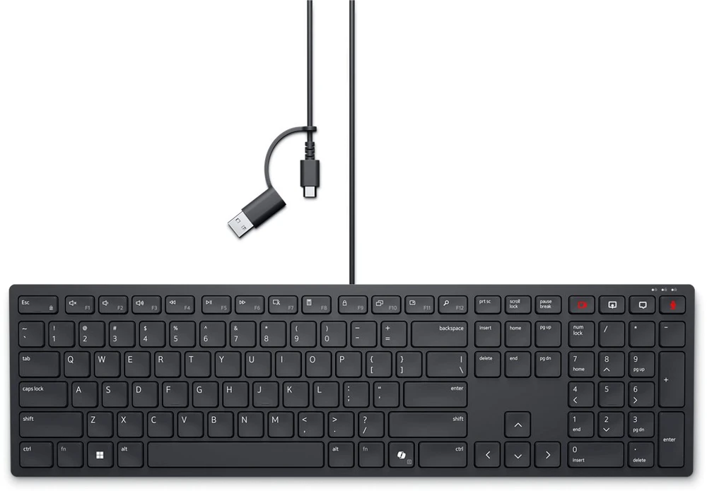 DELL laidinė bendradarbiavimo klaviatūra – KB525C – čekų/slovakų k. (QWERTZ)