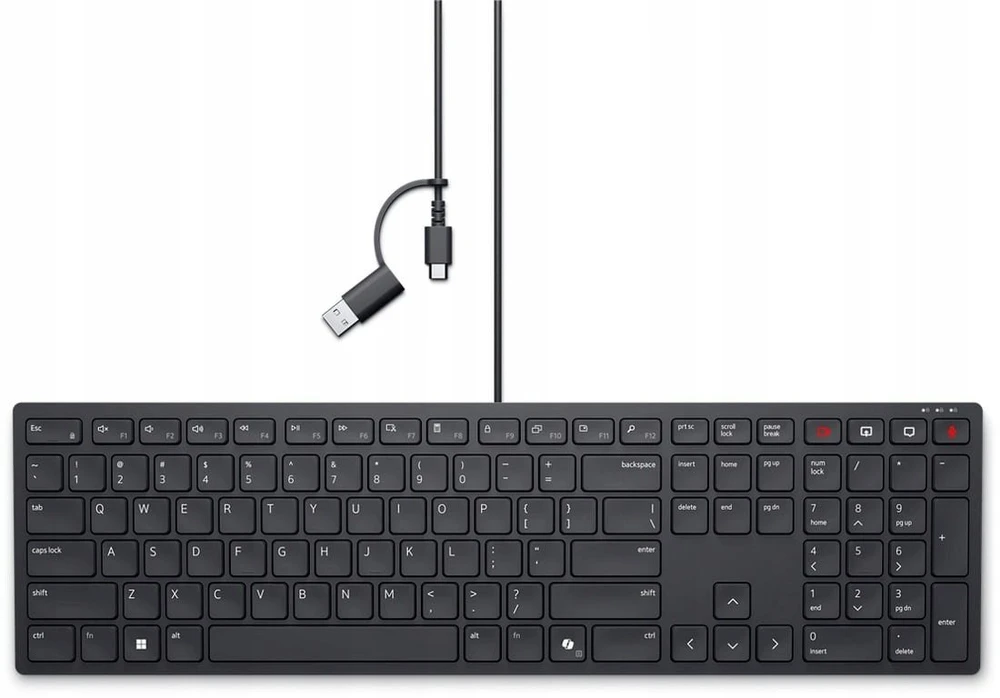 Klaviatūra DELL su laidu COLLABORATION KEYBOA - KB525C - GERMAN (QWERTZ)